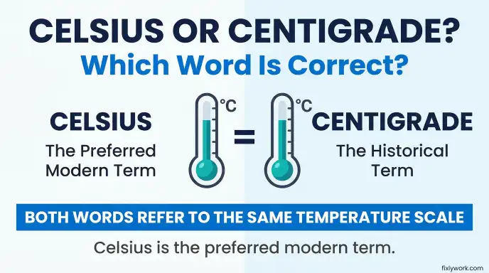 celsius or centigrade