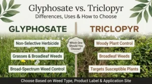 glyphosate or triclopyr