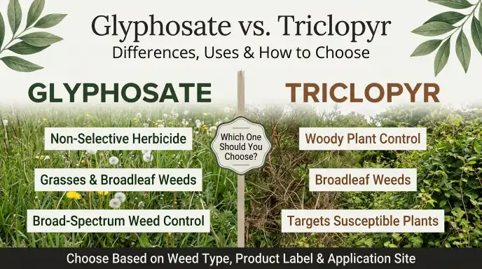 glyphosate or triclopyr