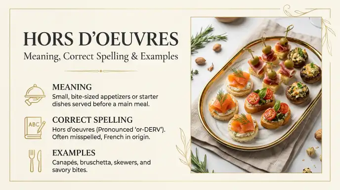 or d'oeuvres