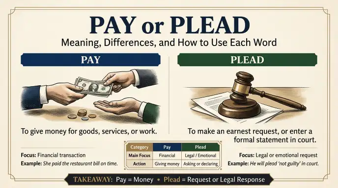 pay or plead