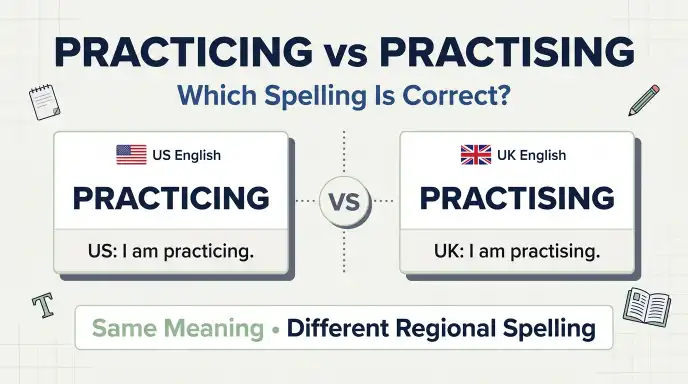 practicing or practising