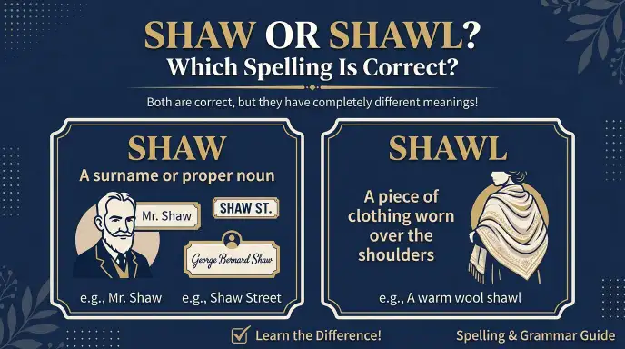 shaw or shawl